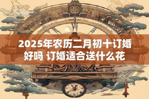 2025年农历二月初十订婚好吗 订婚适合送什么花