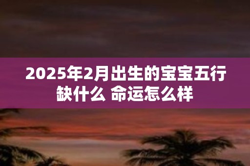 2025年2月出生的宝宝五行缺什么 命运怎么样