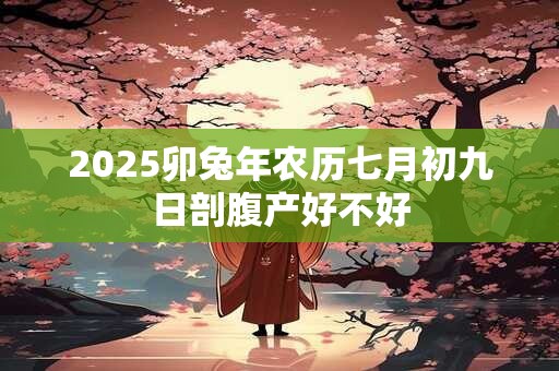 2025卯兔年农历七月初九日剖腹产好不好