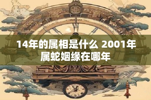 14年的属相是什么 2001年属蛇姻缘在哪年