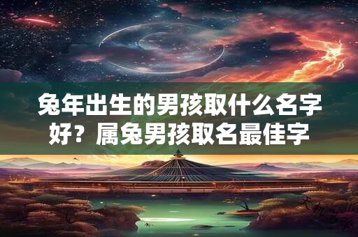 兔年出生的男孩取什么名字好？属兔男孩取名最佳字