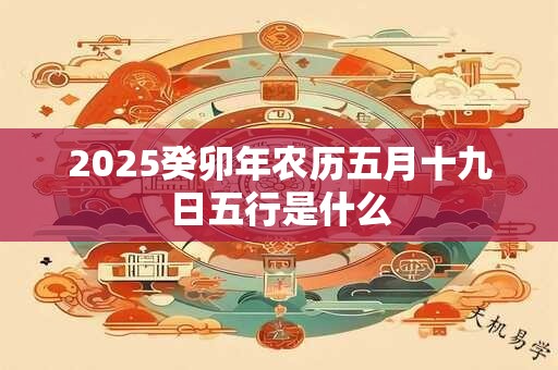 2025癸卯年农历五月十九日五行是什么