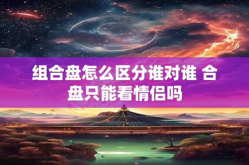 组合盘怎么区分谁对谁 合盘只能看情侣吗